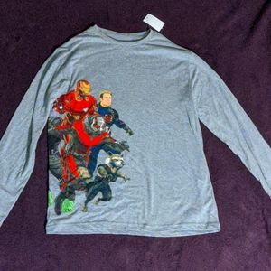 Long Sleeved Avengers Shirt Kids